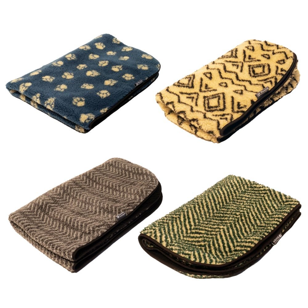 Danish Design Sherpa Fleece Pet Blanket – Various Designs