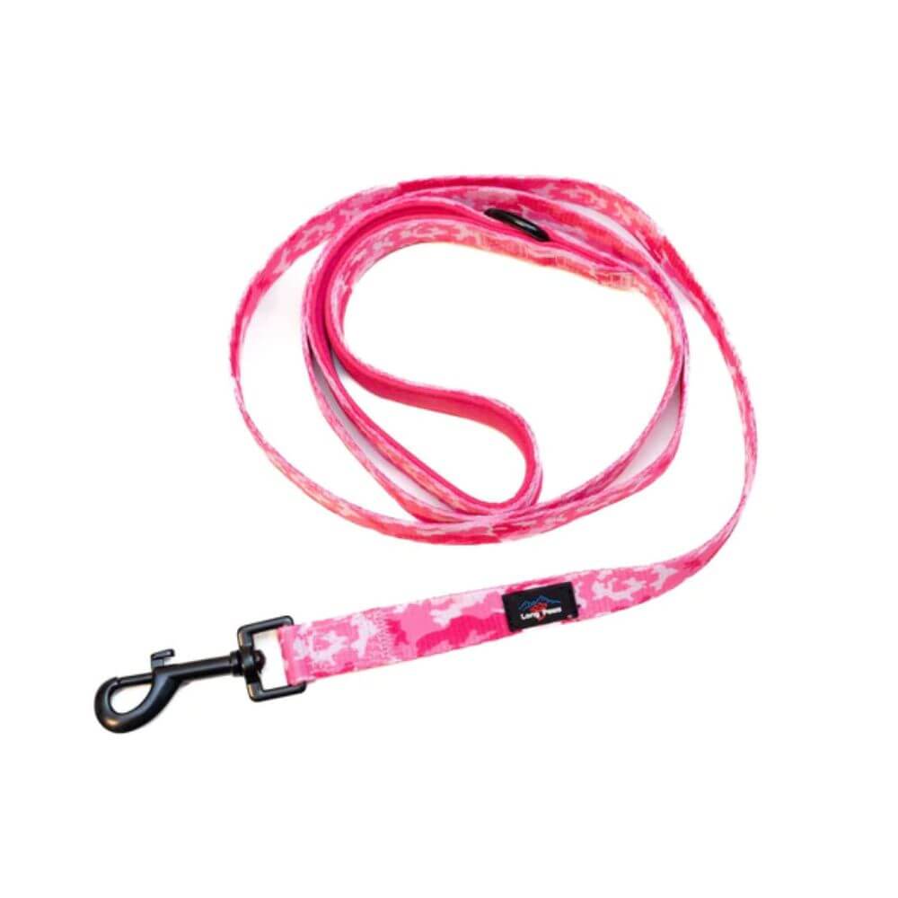 Long Paws Funk The Dog Lead in Pink Camo